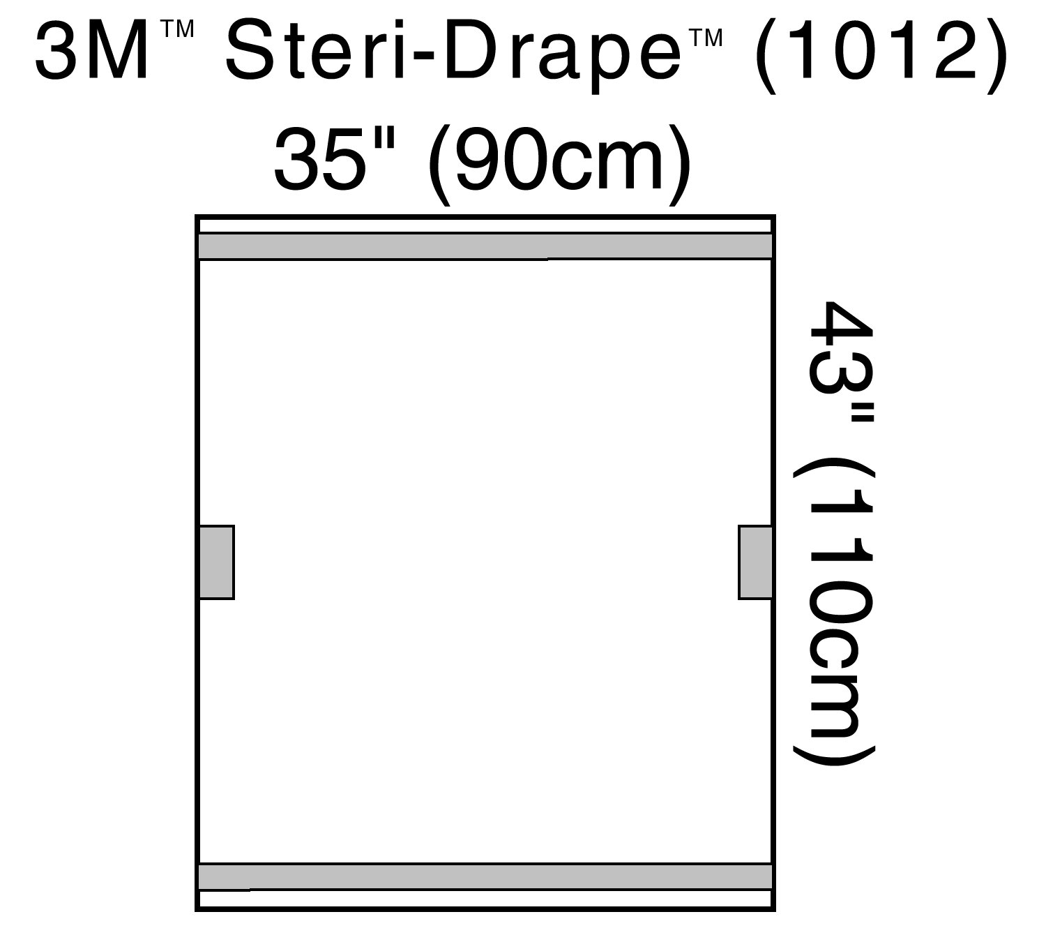 3M Steri-Drape Fluoroscope Cover, Sterile, Transparent Plastic, Disposable, 35 x 43 Inch MK 5715