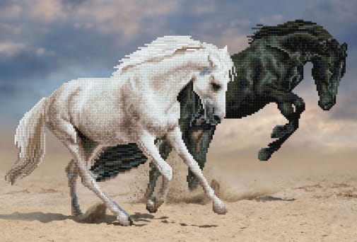 Horse Play Diamond Dotz Art Kit (Intermediate)