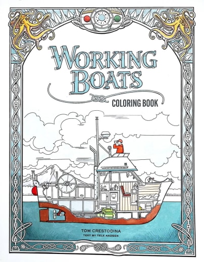 Working Boats Coloring Book