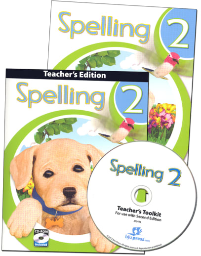 BJU Press Spelling 2 Home School Kit 2nd Edition