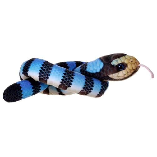 Sea Snake - Green Coiled Yellow Lipped 36" Plush