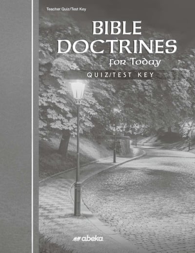 Bible Doctrines Quiz and Test Key (440523)