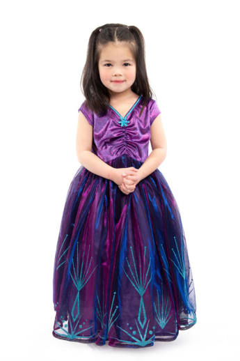 Little Adventures Purple Ice Princess Dress, Size S (Ages 1-3)