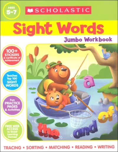 Scholastic Sight Words Jumbo Workbook