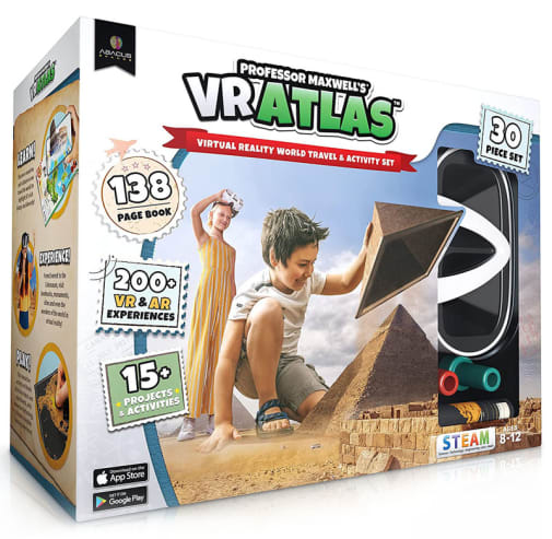 Professor Maxwell's VR Atlas Virtual Reality World Travel & Activity Set
