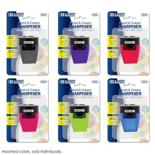 Dual Blades Sharpener with Diamond Receptacle (assorted color)