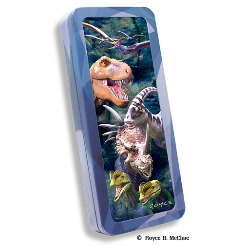 Dinosaurs 3D Pencil Tin
