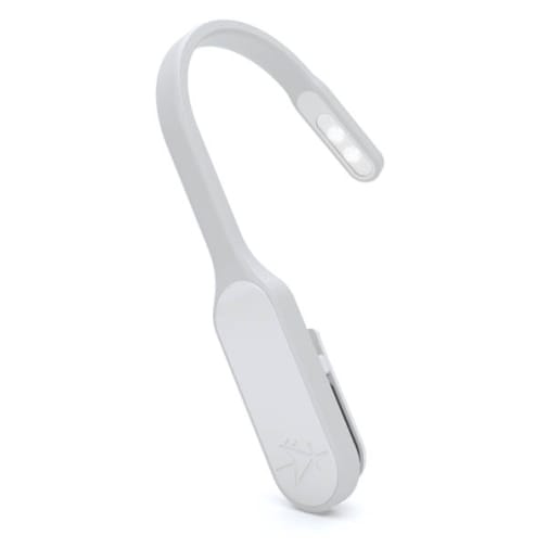 Mighty Bright Clip-On Flexible Rechargeable Book Light - White