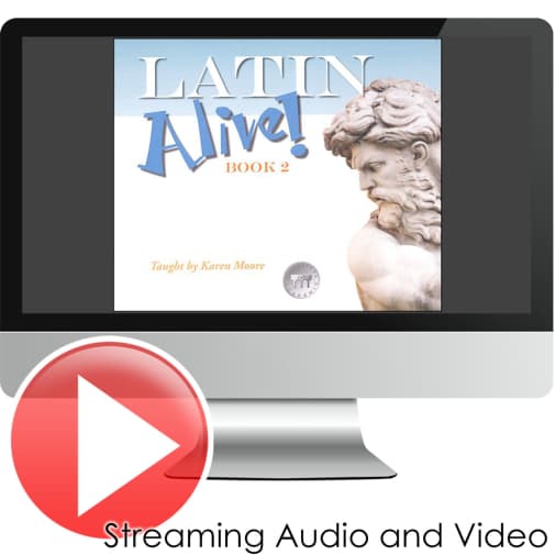 Latin Alive! Book 2 Streaming Audio/Video