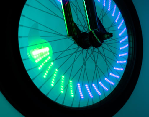 Accessoire De Rayons LED Brightz Pour Vélo, Bleu