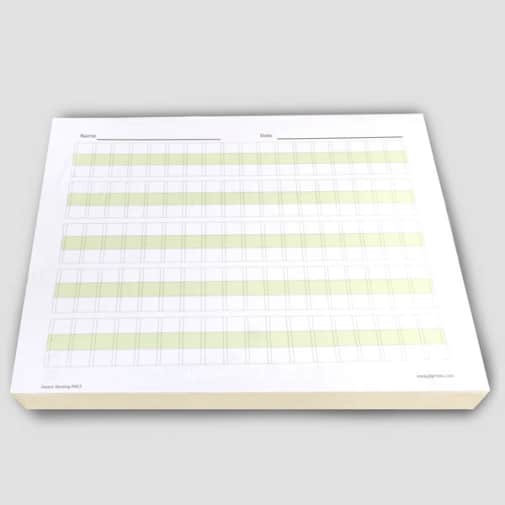Quick & Neat Alphabet Pad: Homeschooling Ream 250 sheets (Channie's Handwriting)