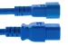 AC power cord, C14 to C19, 14 AWG 2ft, Blue