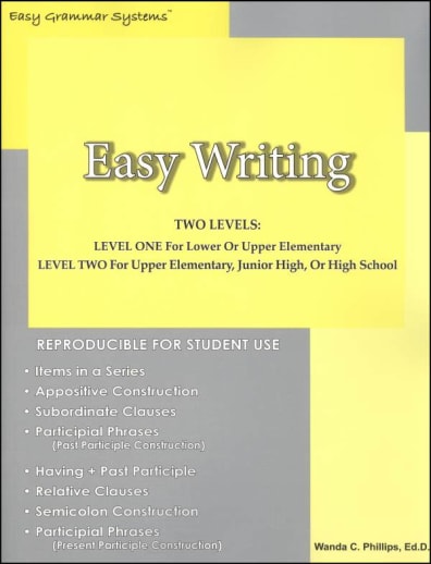 Easy Writing: Teaching Students How to Write Complex Sentence Structures