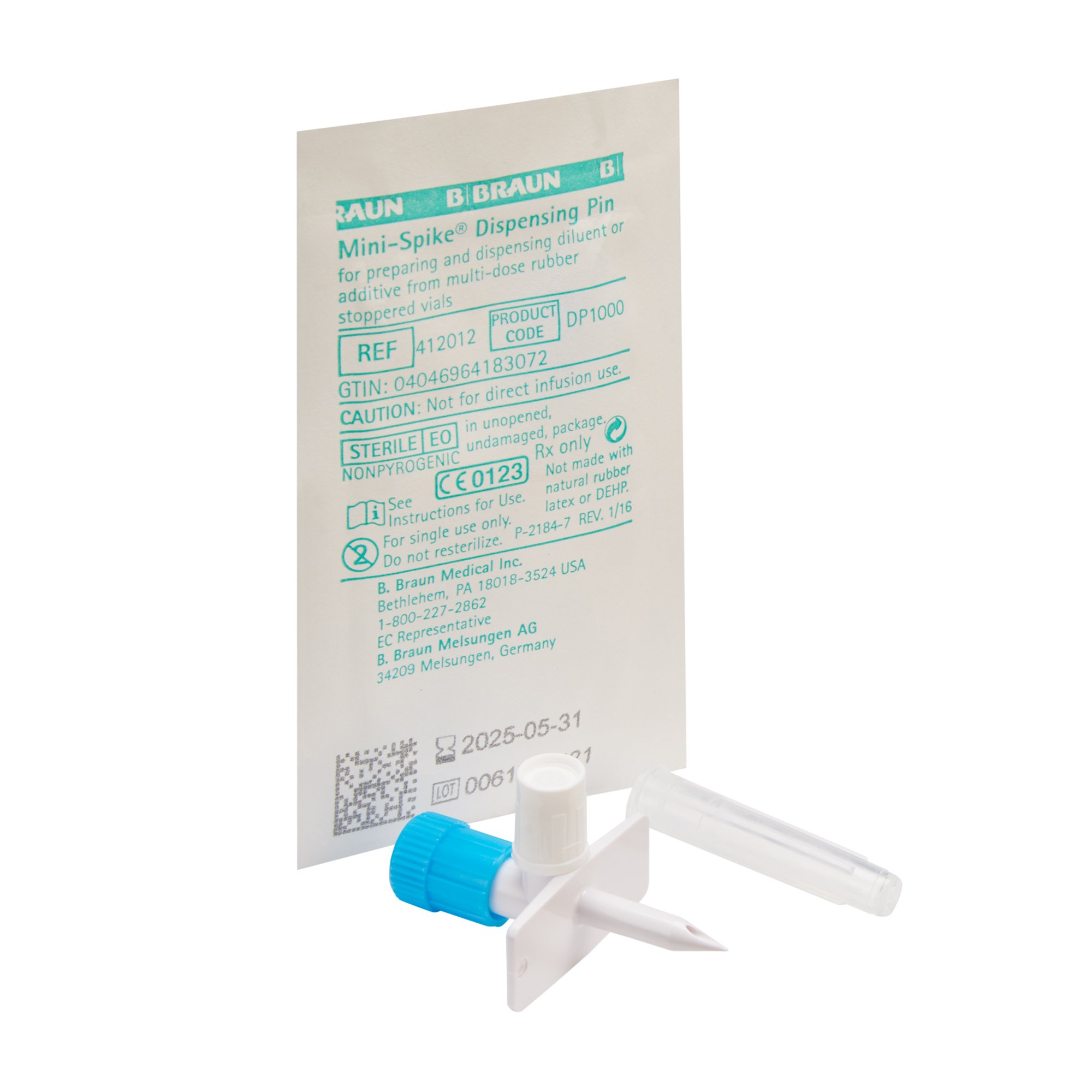Mini-Spike IV Additive Dispensing Pin, Needle-free, Luer Lock MK 142032
