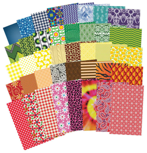 All Kinds of Fabric Paper (200 sheets)
