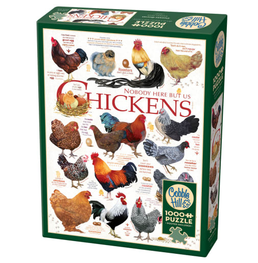 Cobble Hill Chicken Quotes Jigsaw Puzzle (1000 piece)