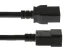 AC power cord, C20 to C19, 12 AWG, 7ft, Black