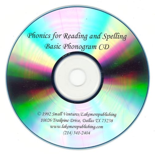 Phonics for Reading & Spelling Phonogram CD
