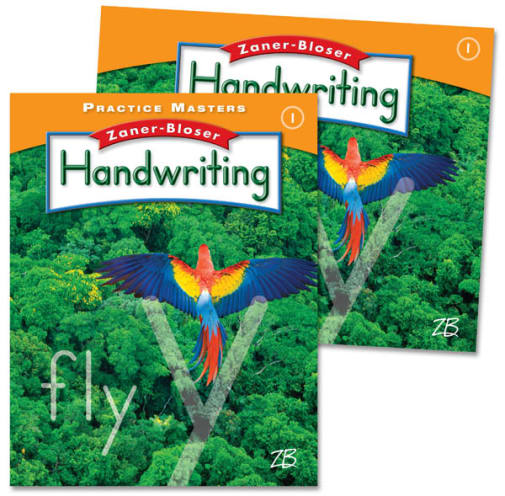 Zaner-Bloser Handwriting Grade 1 Home School Bundle - Student Edition/Practice Masters (2012 edition)