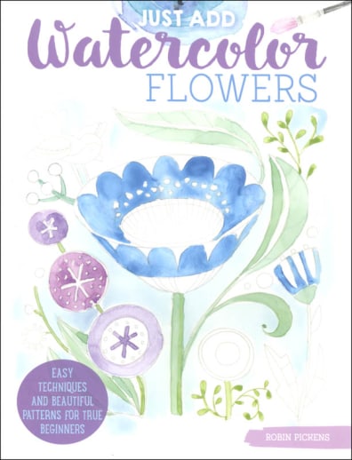 Just Add Watercolor Flowers