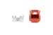 Cat6A RJ45 110 Type Keystone Jack, Orange