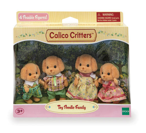 Sylvanian Families Toy Poodle Family