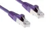 CAT5e Shielded Ethernet Patch Cable, Booted, 5ft, Purple