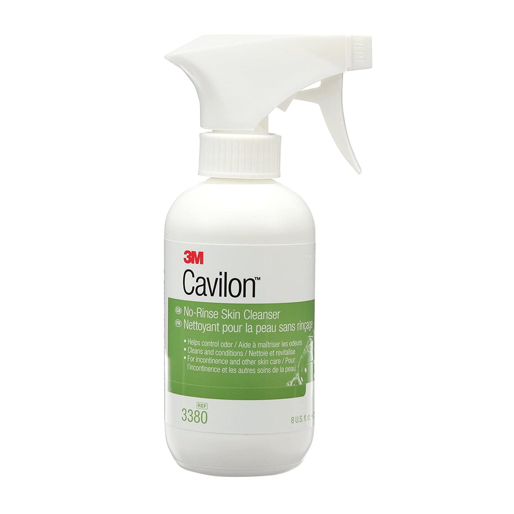 3M Cavilon Rinse-Free Body Wash, Floral Scent, 8-ounce Pump Bottle MK 324084