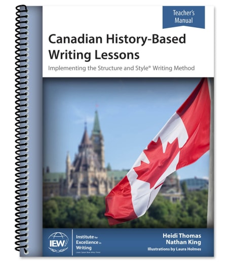 Canadian History-Based Writing Lessons Teacher's Manual (2nd Edition)
