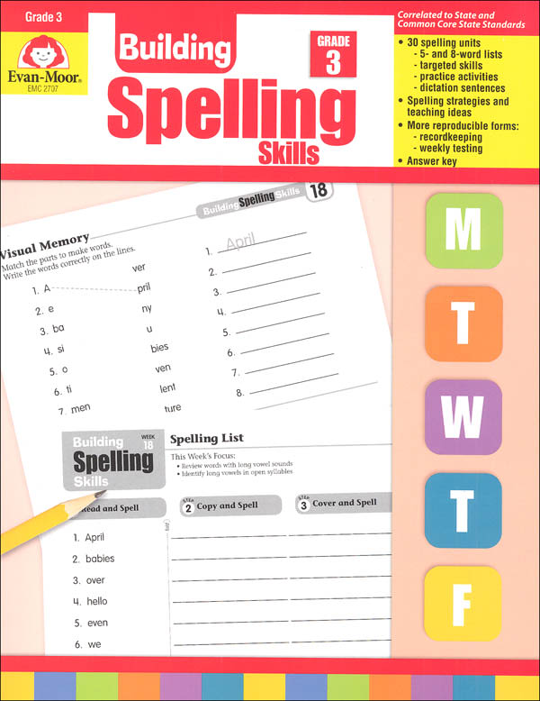 Building Spelling Skills, Grade 3