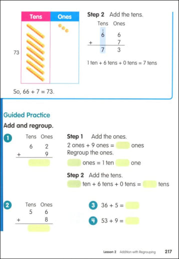 Math in Focus Grade 1 Student Book B