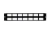 Kendall Howard 2U Cable Routing Blank