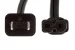 3ft AC Power Cord, 1-15P to C7, 18 AWG, Non-Polarized