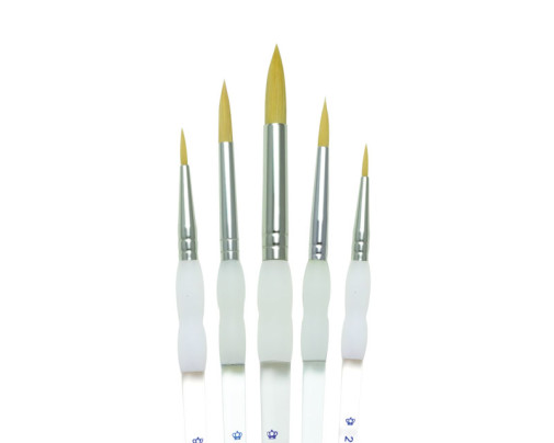 Soft Grip Round Brush Set (5 piece)