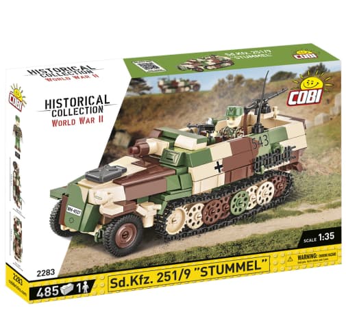 COBI Sd.Kfz. 251/9 "Stummel" Half-Track - 485 pieces (World War II Historical Collection)