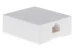 RJ45 Single Port Cat5e Surface Mount Jack White