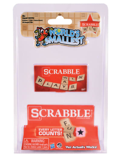 World's Smallest Scrabble Game