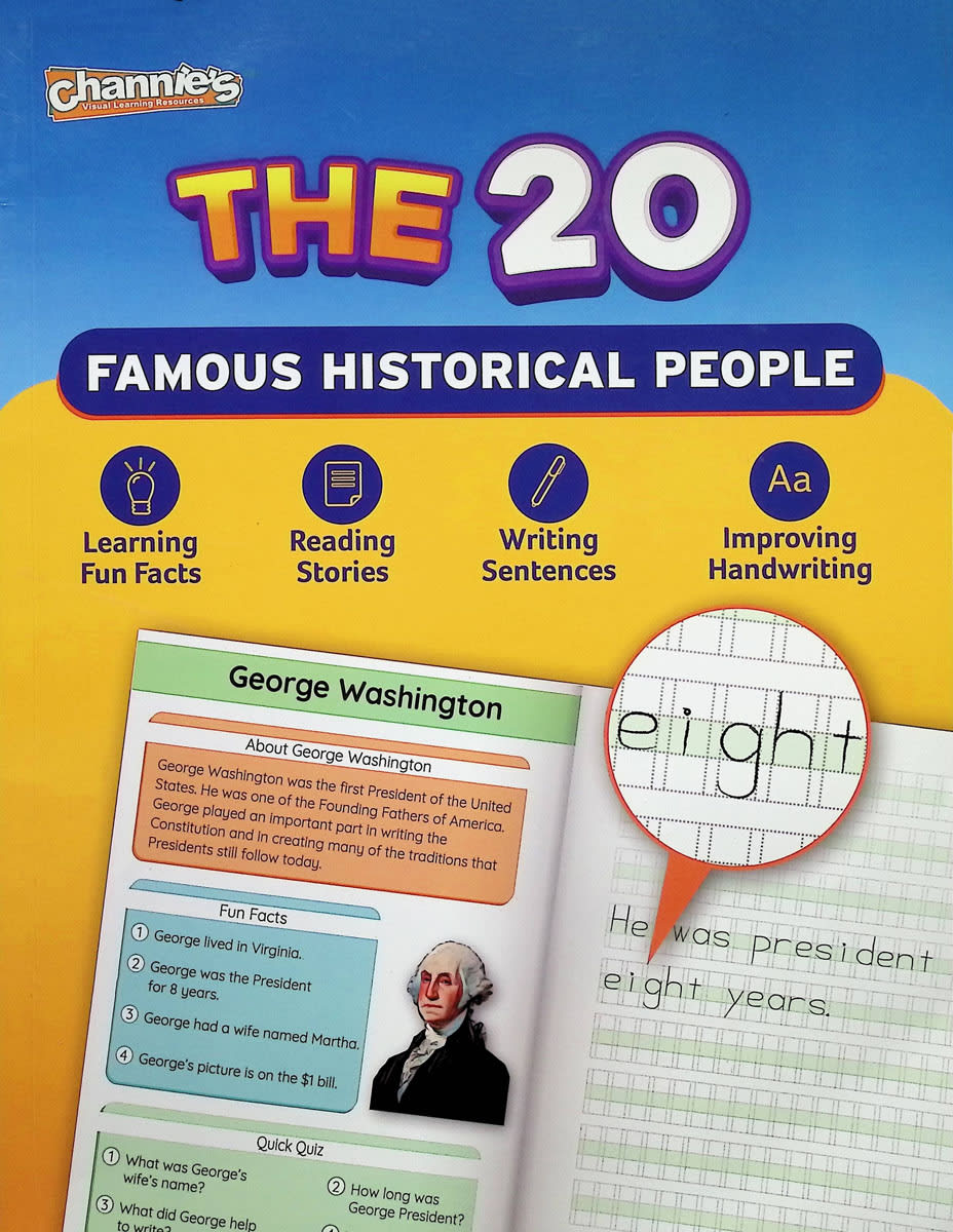 Channie's The 20 Famous Historical People Workbook