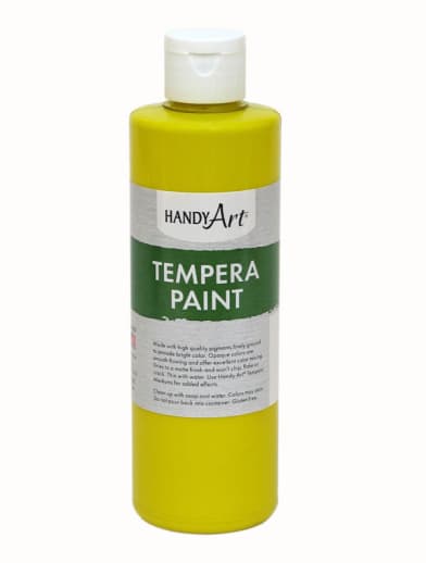 Yellow Tempera Paint 8 oz.