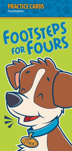 BJU Press Footsteps for Fours Practice Cards 3rd Edition