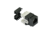 Cat5E RJ45 110 Type 180° Keystone Jack Black