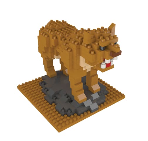 Mini Building Blocks: Mountain Lion (340 pieces)
