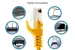 Cat6 Ethernet Patch Cable, Snagless, UTP, 1ft, Yellow