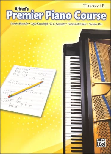 Alfred's Premier Piano Course Theory Book Level 1B