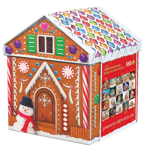 Eurographics Gingerbread House Puzzle Tin (550 pieces)