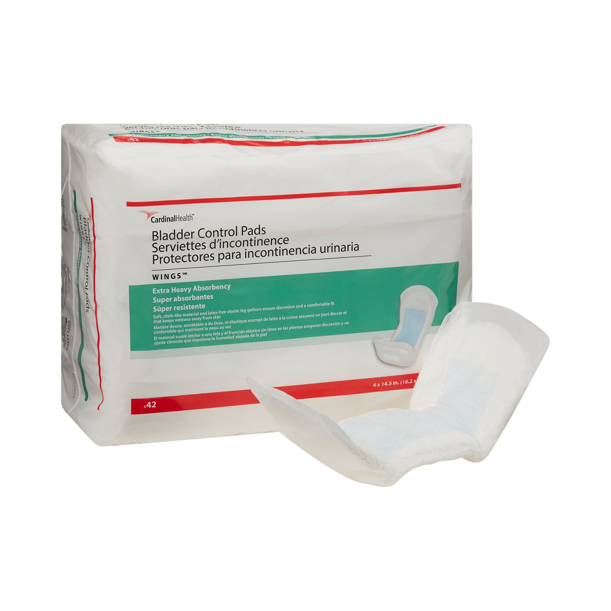 Sure Care Bladder Control Pads, Extra Heavy Absorbency, 4 x 14.5 Inch MK 731683