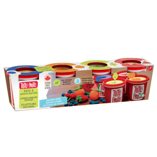 Tutti Frutti Summer Scents: 4 pack (Tutti Frutti Scented Modeling Dough)