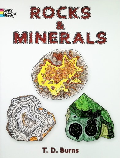 Rocks and Minerals Coloring Book
