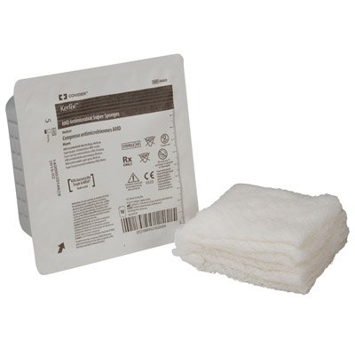Kerlix AMD Sterile Antimicrobial Gauze Sponge, 6 x 6-3/4 Inch, 6-Ply MK 447284