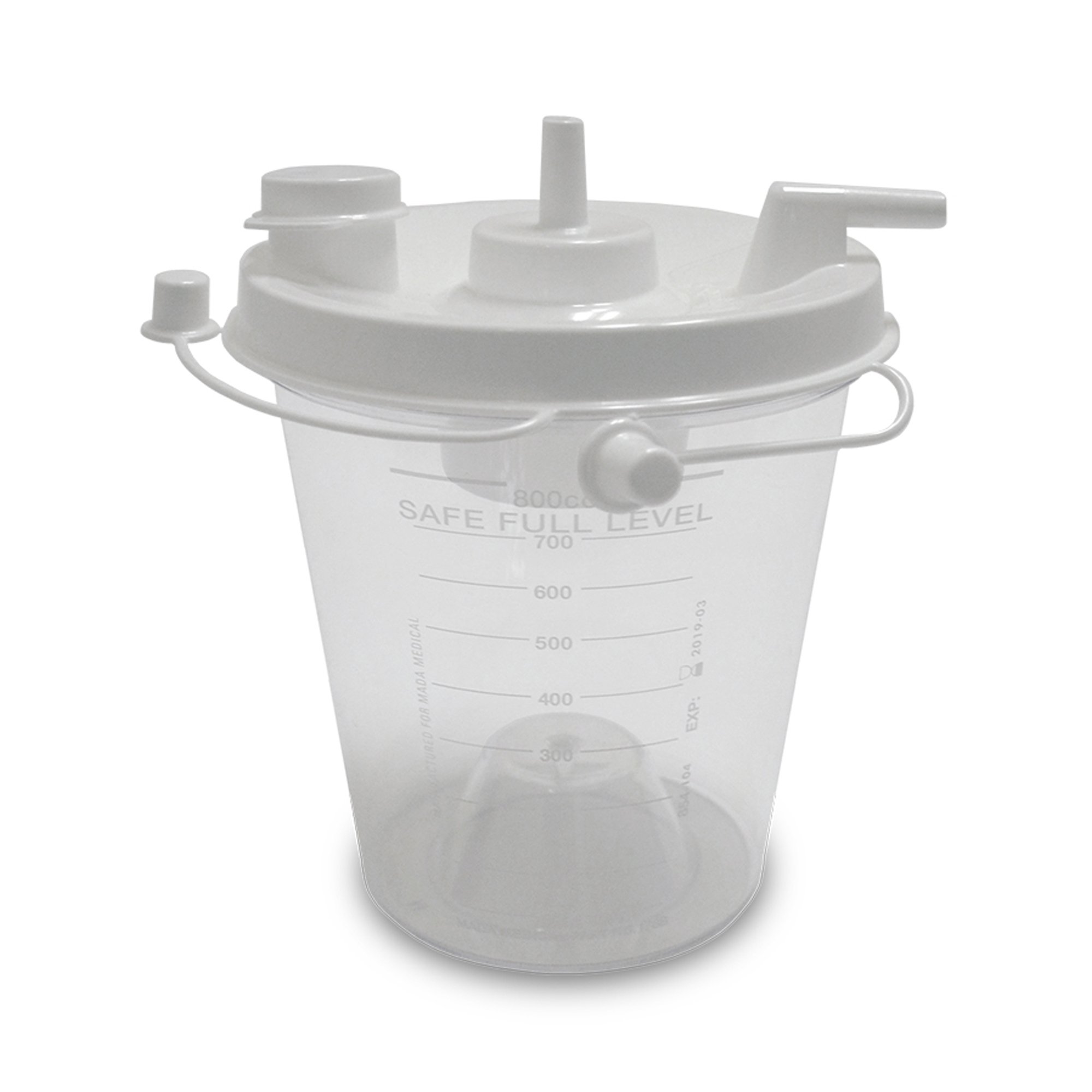 Suction Collection Bottle for use w/ Mada models 172, 172BS, 172OS, 178, 800 mL MK 230807